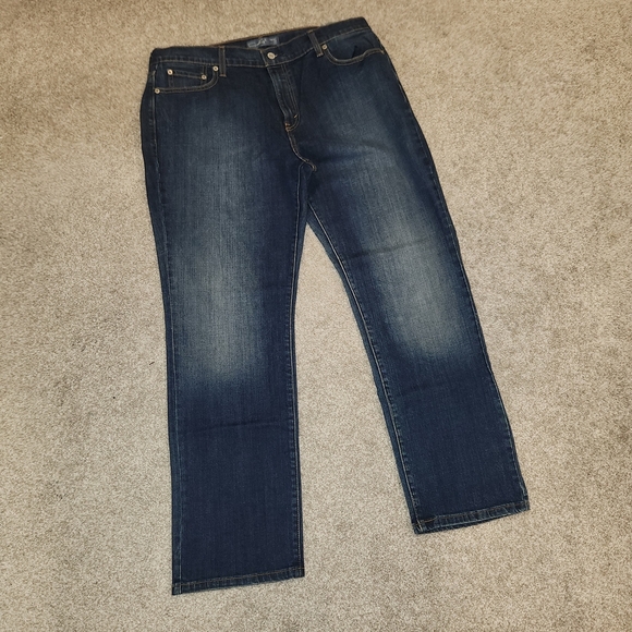 Levi's Denim - Levi's Blue Straight Leg Jeans Classic Denim